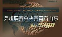 乒超联赛总决赛黄石山东男团争冠 王楚钦胜樊振东