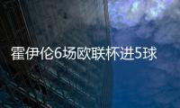 霍伊伦6场欧联杯进5球1助 多项进攻数据名列榜首